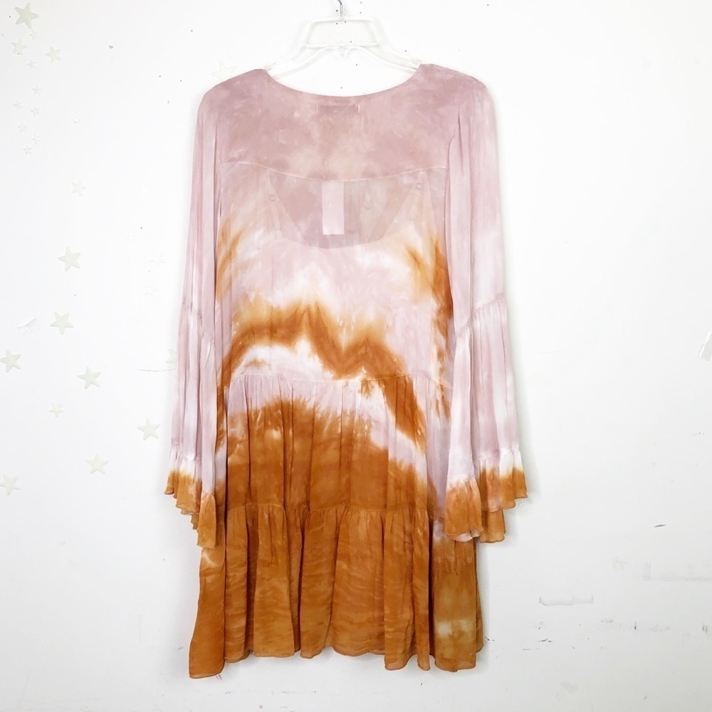 Young fabulous and broke tie-dye BoHo mini Dress - Picture 4 of 13